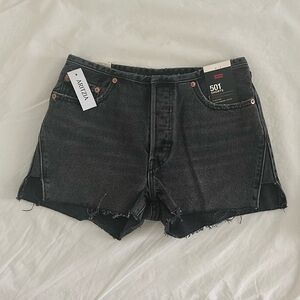 Levi's 501 Shorts Black 25